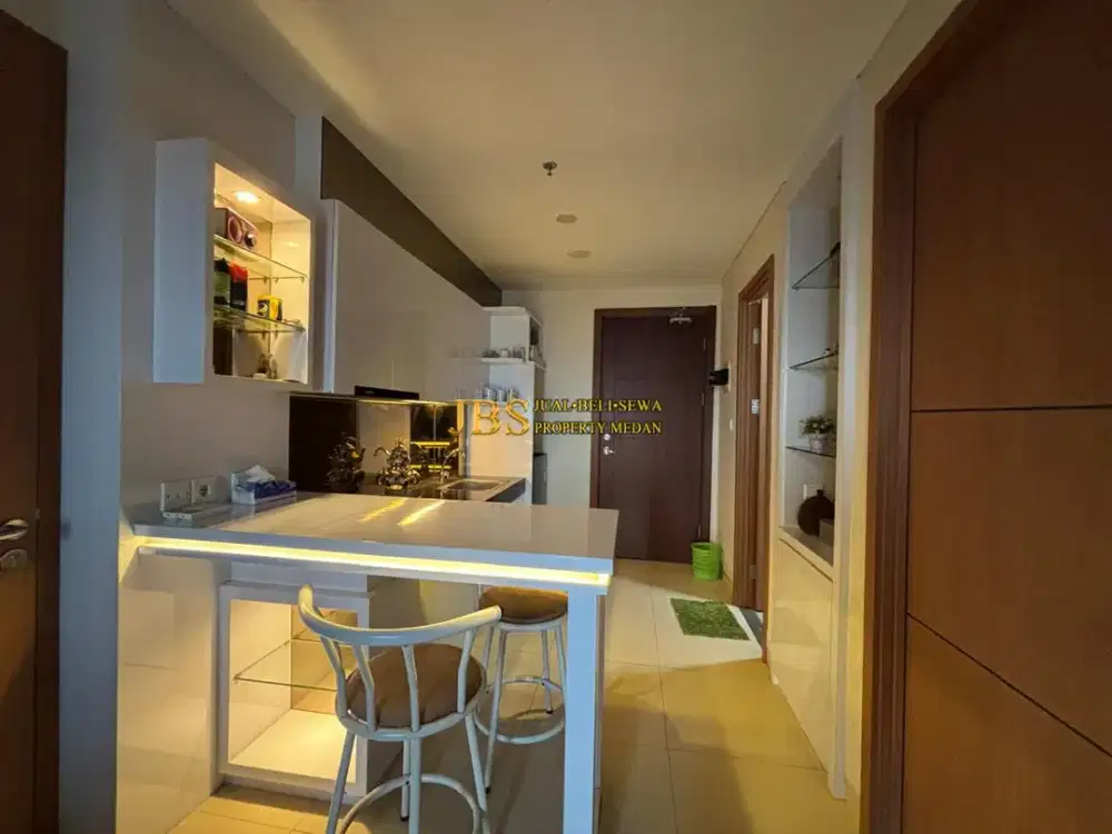 Dijual Apartemen Fully Furnish di The Reiz Condo Jalan Tembakau Deli - Medan