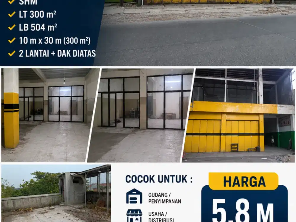 Di Jual Gudang Ruko Kaliabang Perwira