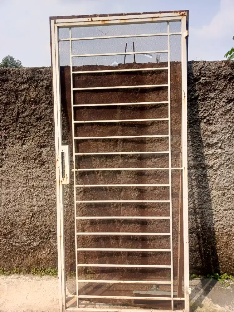 Pintu teralis kawat nyamuk