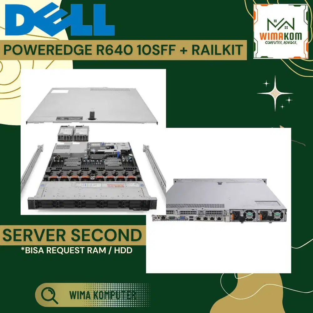 SERVER DELL R640 10 SFF 2x Xeon Gold 6138 80 CORE RAM 128GB NO DISK