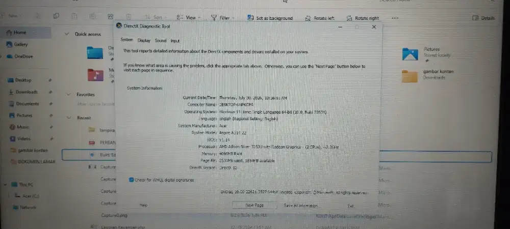 Jual laptop bekas minus