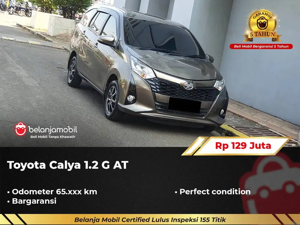 [ GARANSI 5TH ] Toyota Calya 1.2 G AT 2023/2024