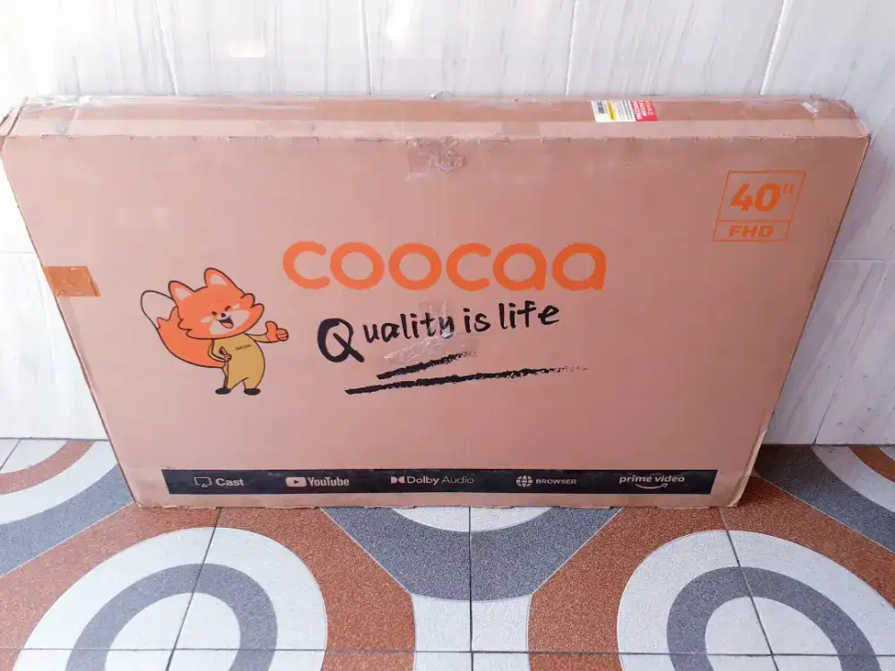 TV LED SMART COOCAA 40In FHD DIGITAL YOUTUBE SEGEL MULUS GARANSI
