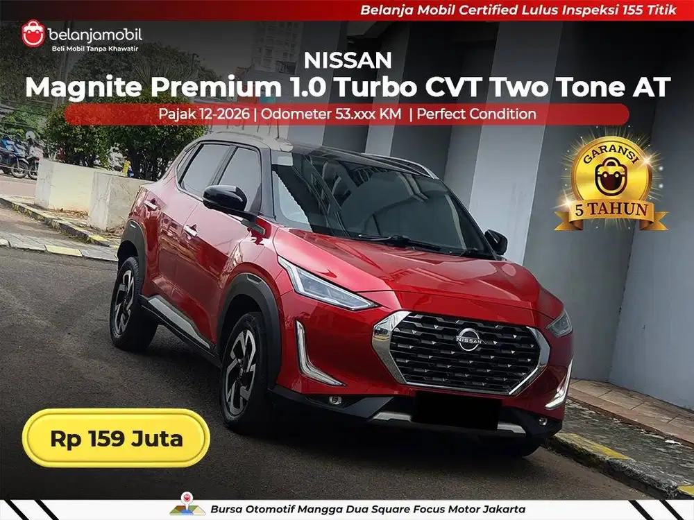 [ GARANSI 5TH ] Nissan Magnite Premium 1.0 Turbo Two Tone 2021 2022