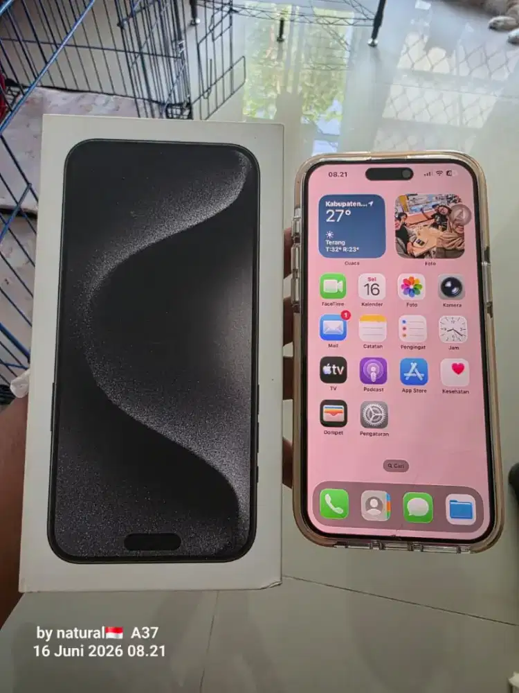 Bismillah Dijaul Iphone 15 PM 256 Warna Hitam