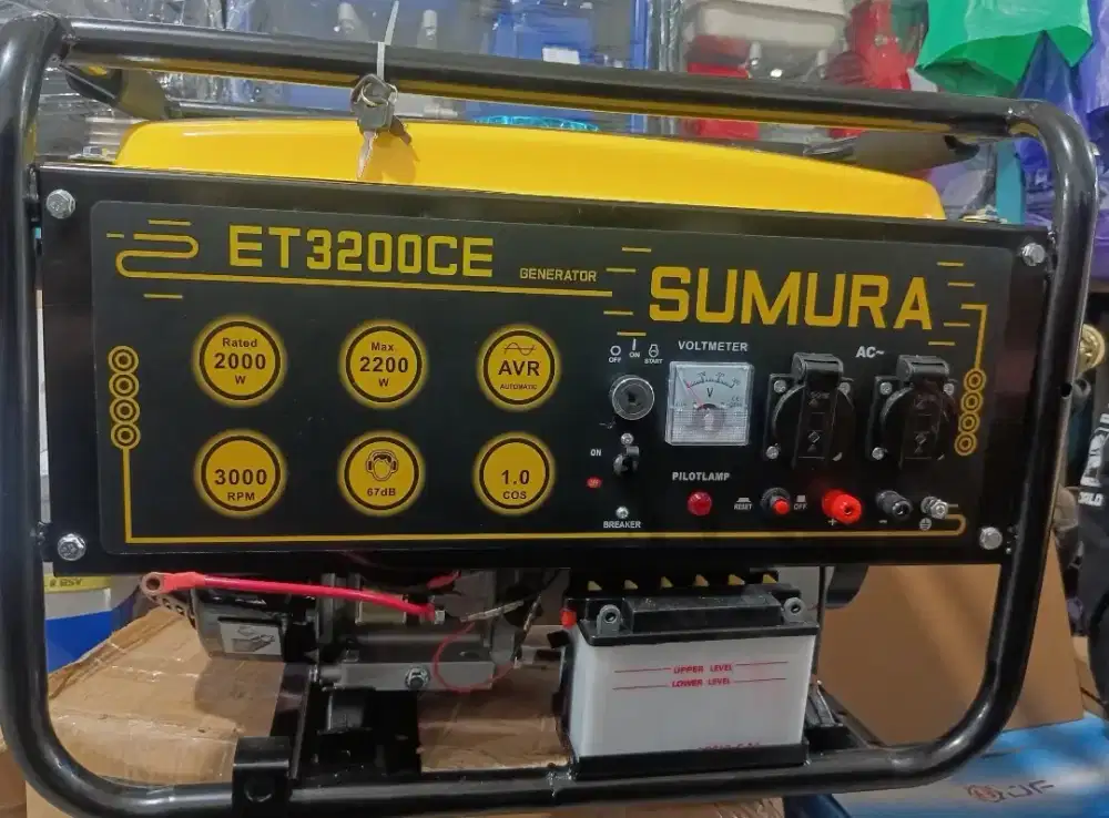 Genset tipe 3200 2200watt pake statar 4tak