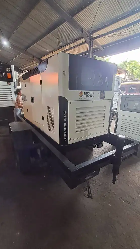 JUAL GENSET 60 KVA SILENT TYPE MURAH BEKAS