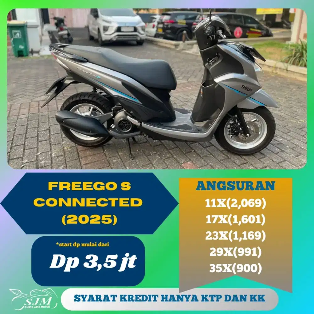 YAMAHA FREEGO S CONNECTED 2025 CASH & KREDIT