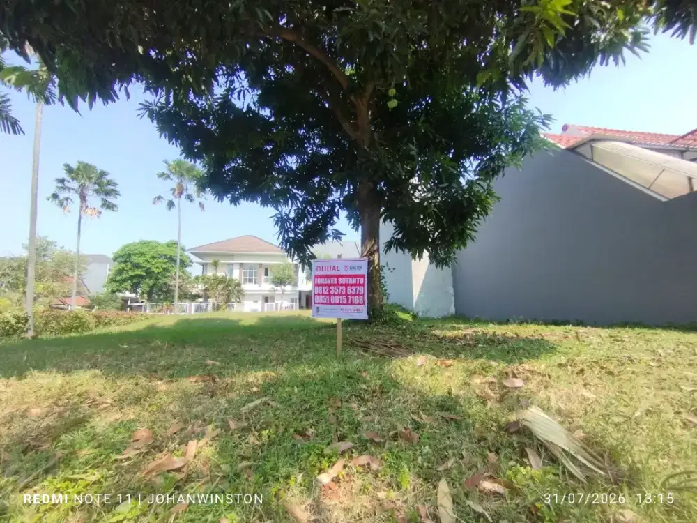 tanah Jual International Village 1 Citraland Surabaya Barat