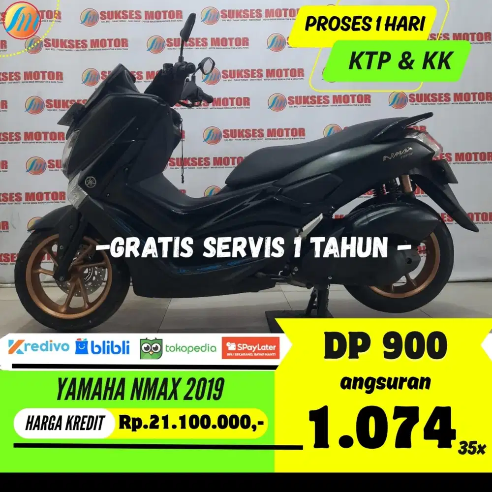 YAMAHA NMAX 2019 KREDIT DP HANYA 900RIBU ANGSURAN SANGAT RENDAH