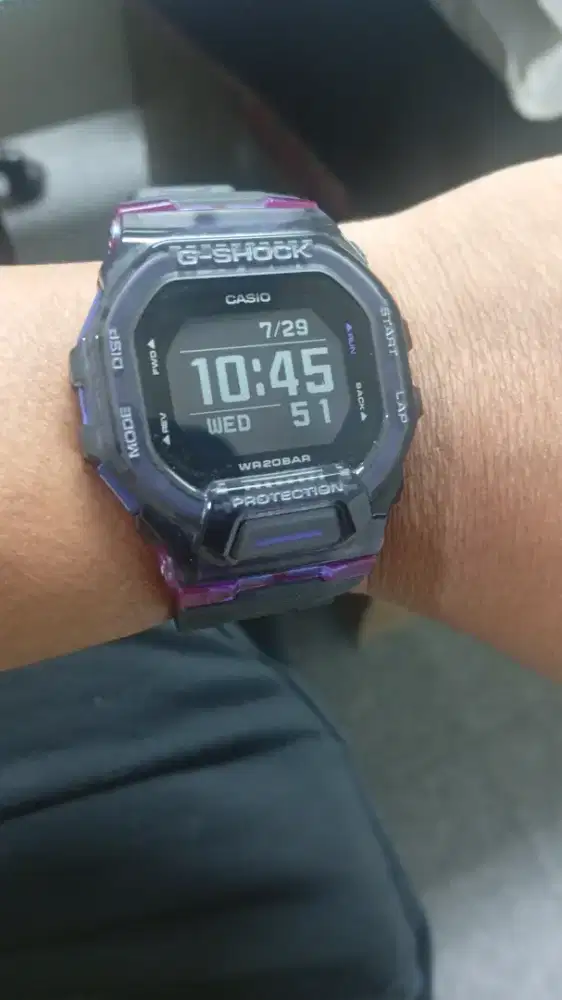 G-Shock Gbd 200 purple, bluetooth,step tracker