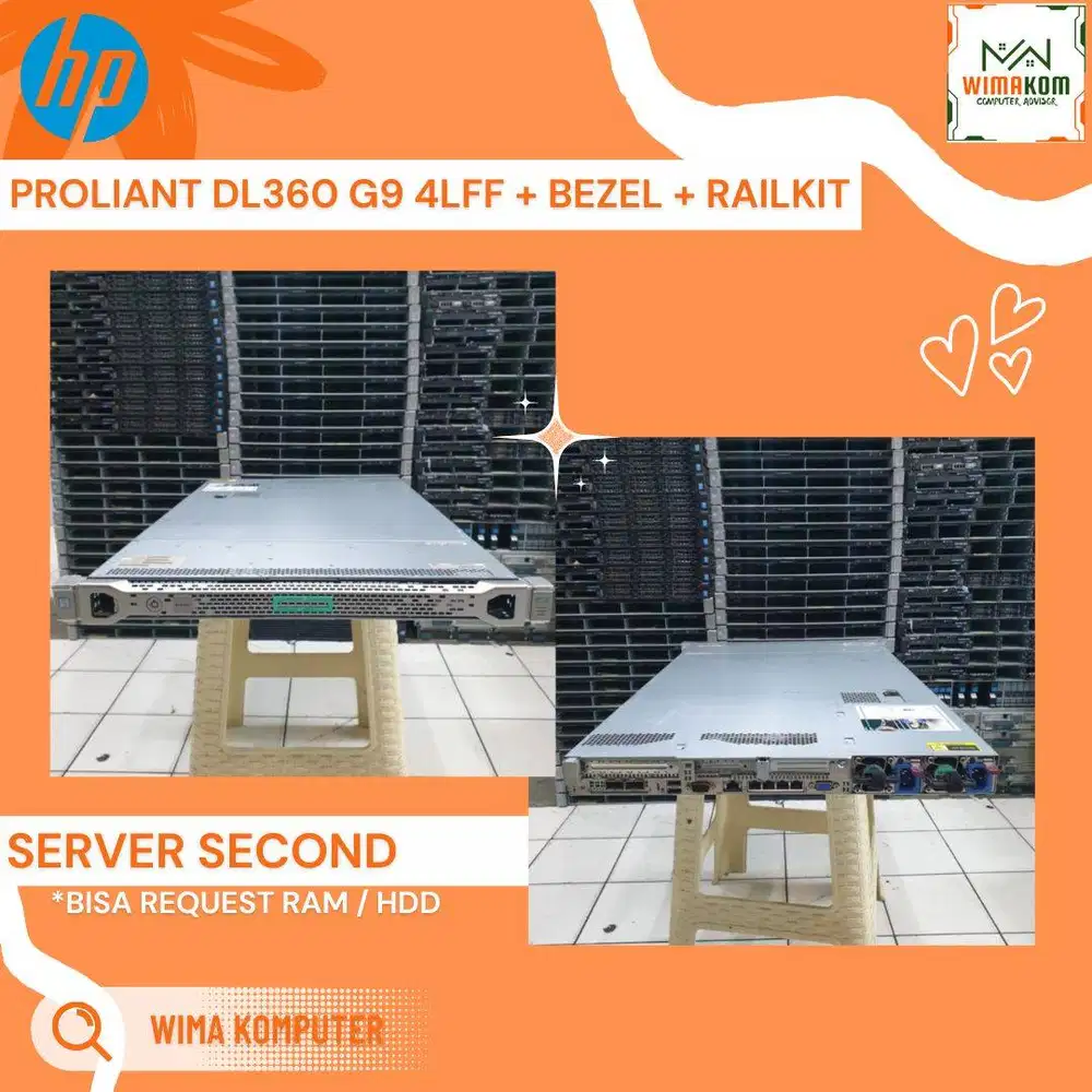 SERVER HP DL360 G9 8 SFF 2x Xeon E5-2699V4 88 CORE RAM 256GB SSD 3TB