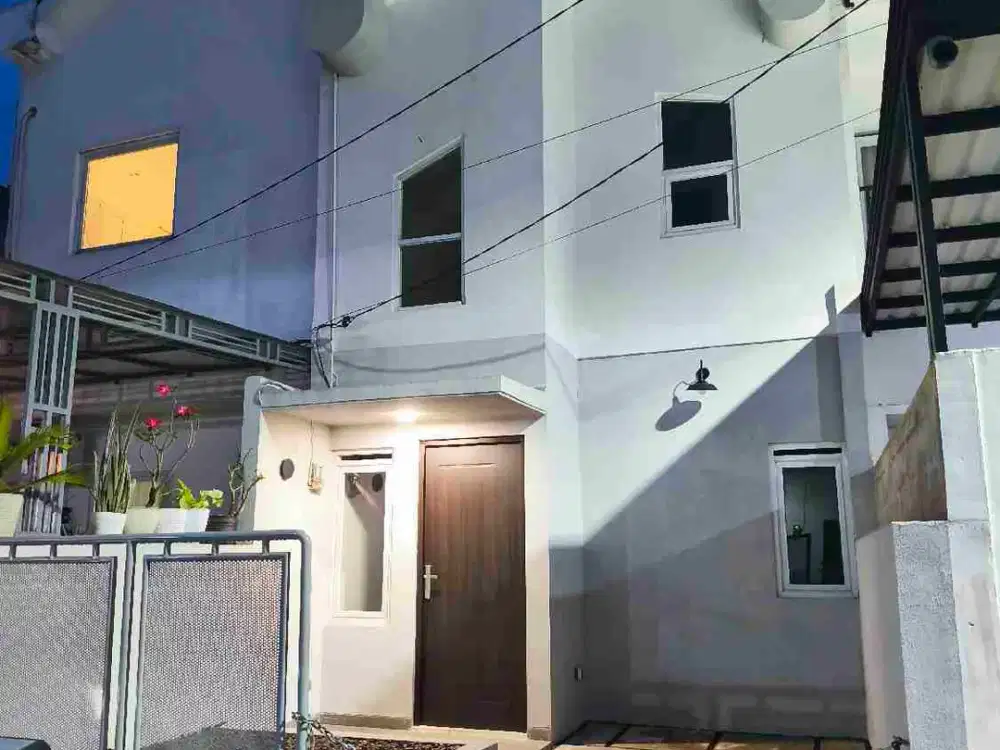 rumah 2 lantai komplek dekat pasar ciwastra asli kota bandung