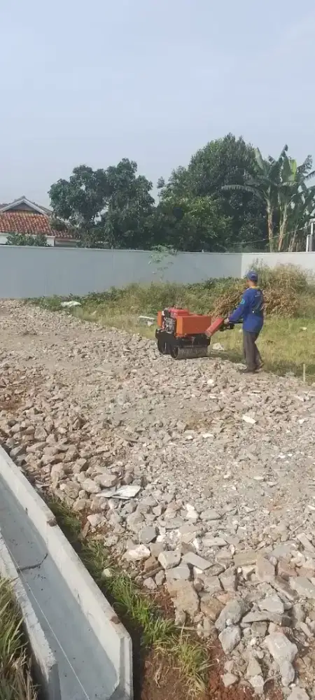 Stemper kodok mesin giling 2ton baby roller jackhammer