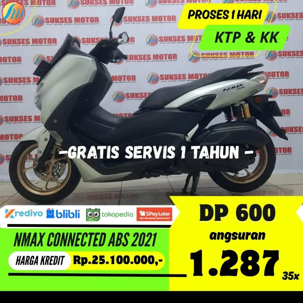 YAMAHA NMAX CONNECTED ABS 2021 KREDIT DP 600RB ANGSURAN SANGAT RINGAN