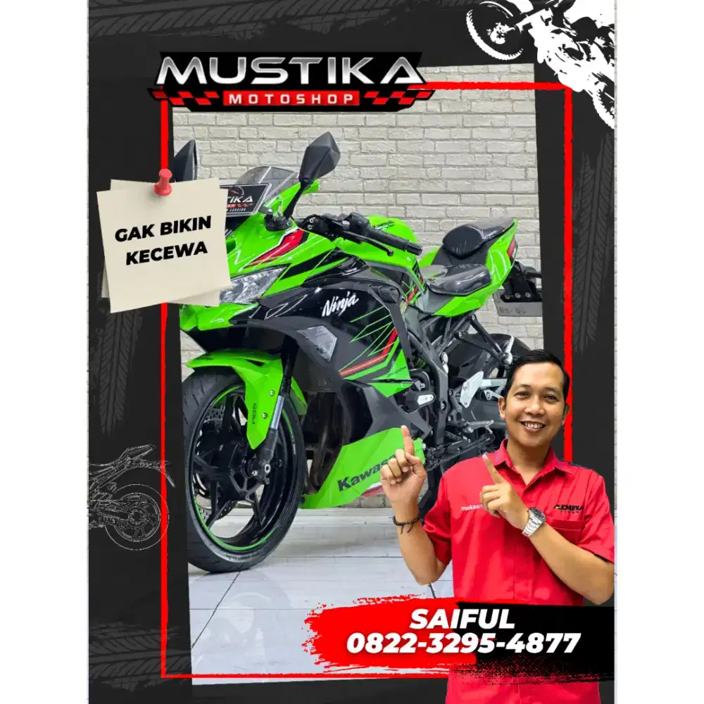 Odo 4rb Istimewa!!Kawasaki ZX25RR 2023 ABS Sp qs 2023 Plat S-Mustika