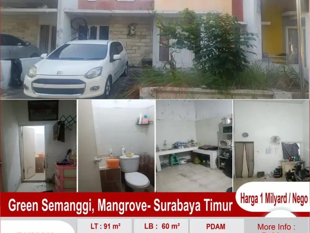 Rumah Di Green Semanggi Mangrove Surabaya