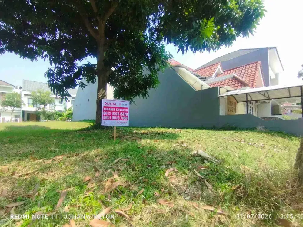 Tanah Jual Sebelah Taman International Village 1 Citraland Surabaya