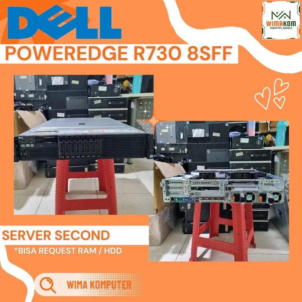 SERVER DELL R730 8 SFF 2x Xeon E5-2680V4 56 CORE RAM 1282GB SAS 6TB