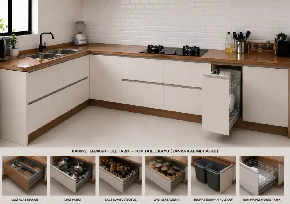 Custom kitchen set murah kualitas ok