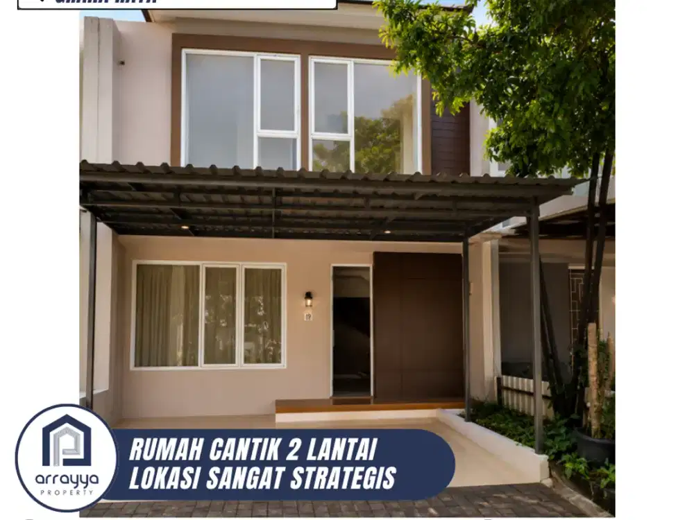 DIJUAL RUMAH CANTIK 2 LANTAI SIAP HUNI DI GRAHA RAYA (AR79)