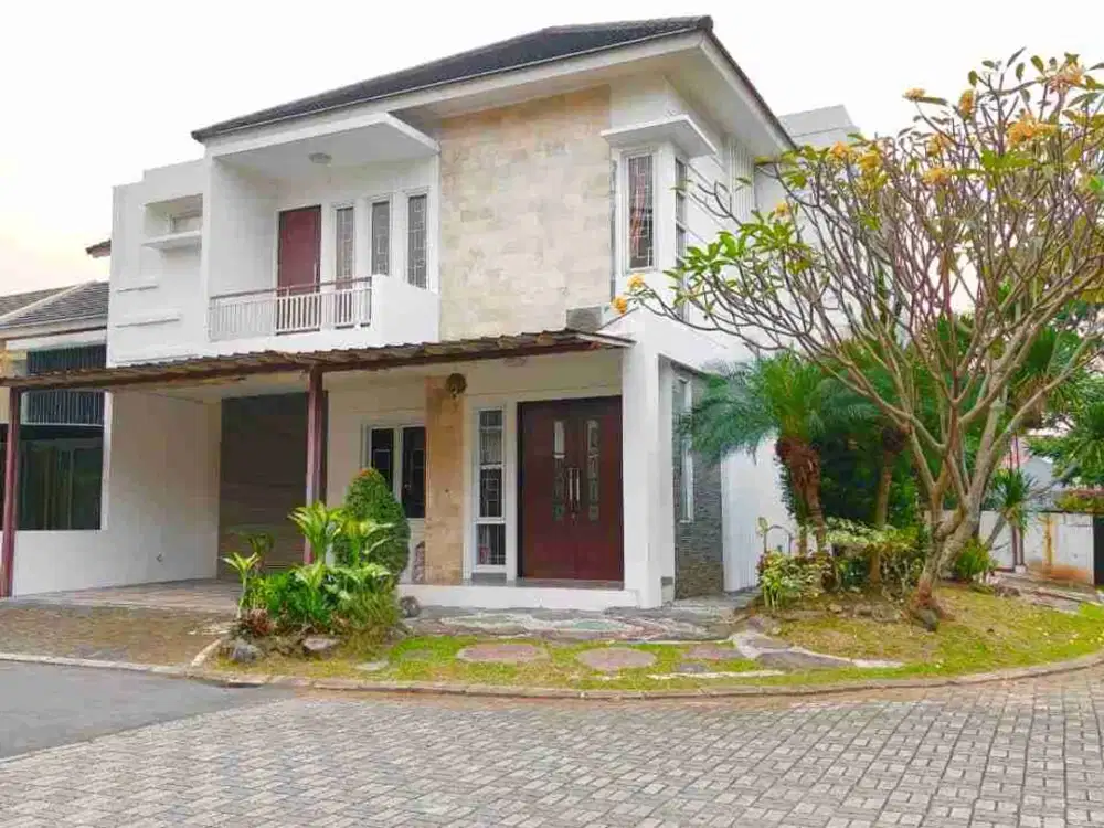 dijual rumah citragran cibubur hoek mewah siap huni