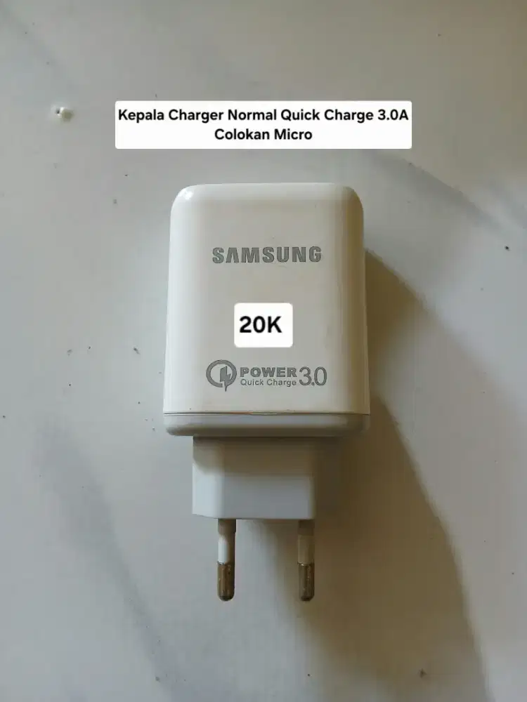 Kepala charger 3.0 type micro