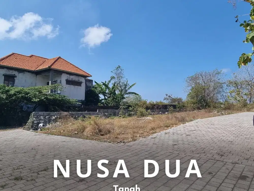 Tanah Premium Pemandangan Laut Dalam Kawasan Cluster Villa Nusa Dua