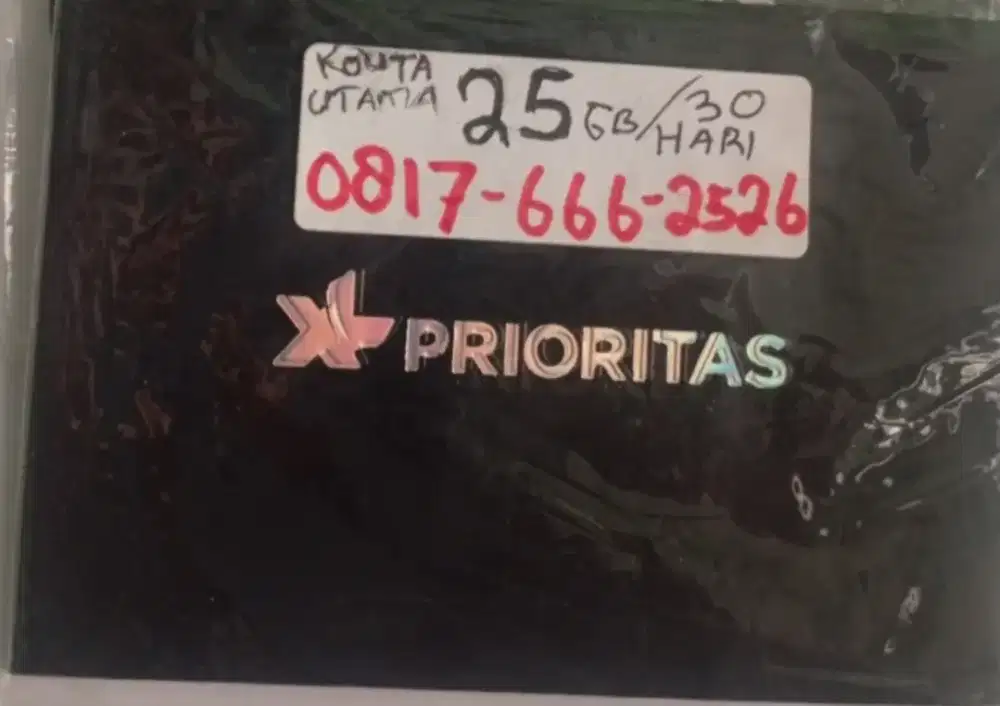 XL Prioritas 10Digit Cantik