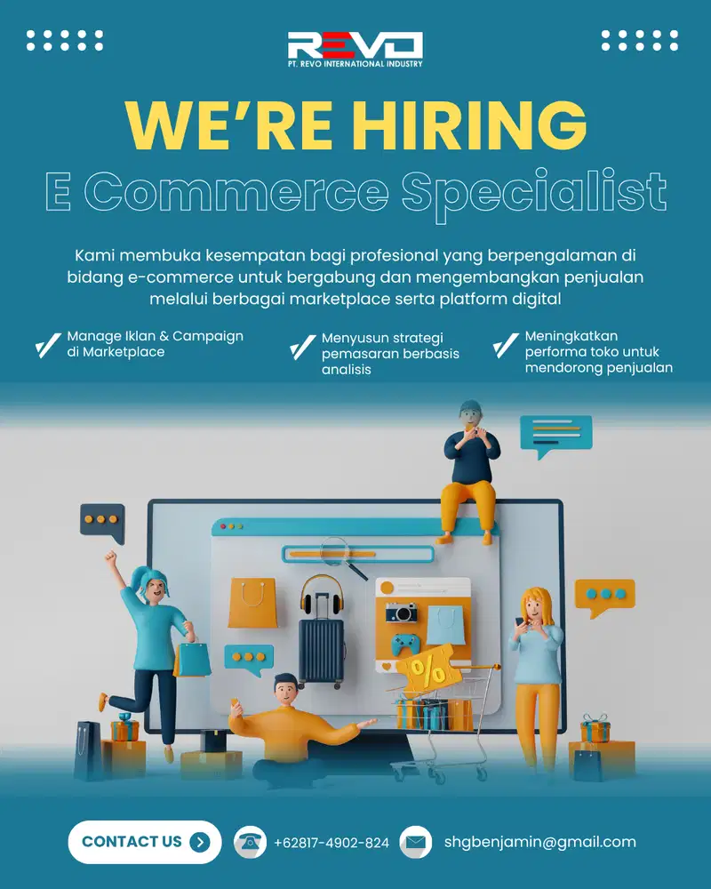 Ecommerce Specialist / Marketplace Specialist Samarinda