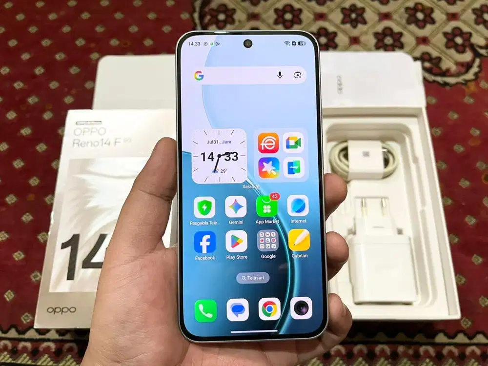Oppo Reno 14F 5G 8/128 GB Fullset Garansi