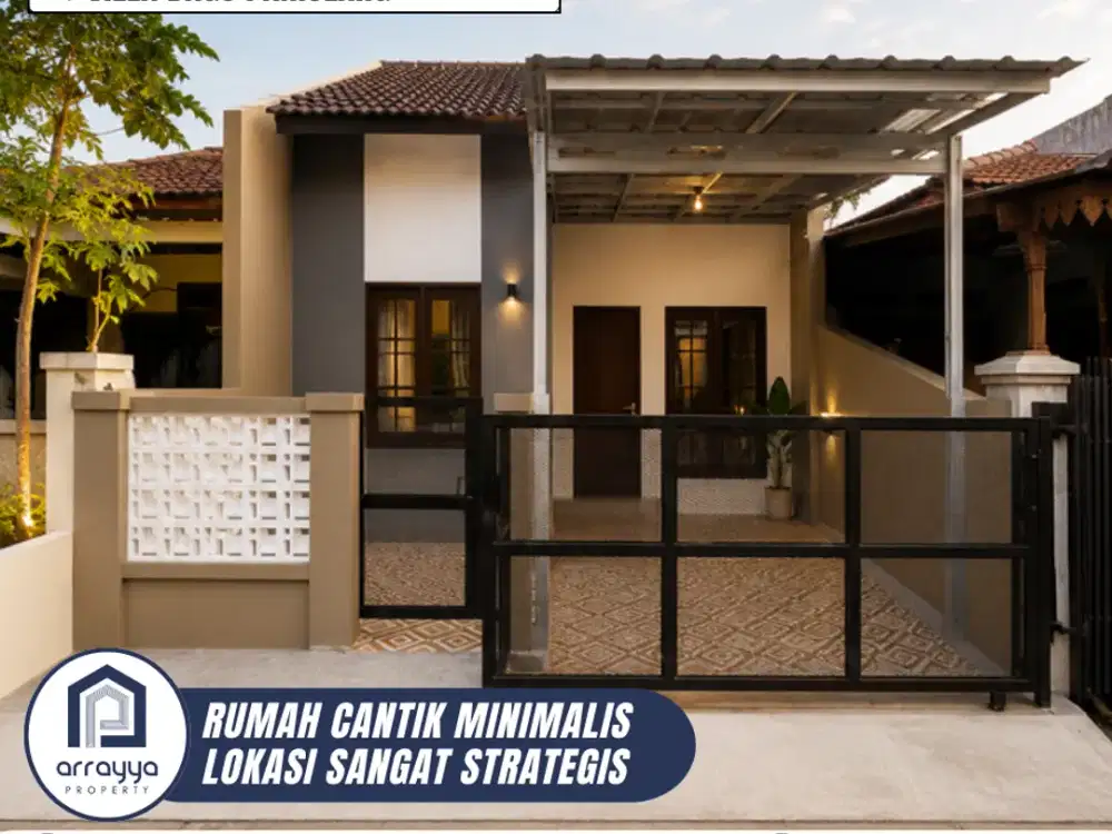 DIJUAL RUMAH CANTIK MIIMALIS SIAP HUNI DI VILLA DAGO (HR38)