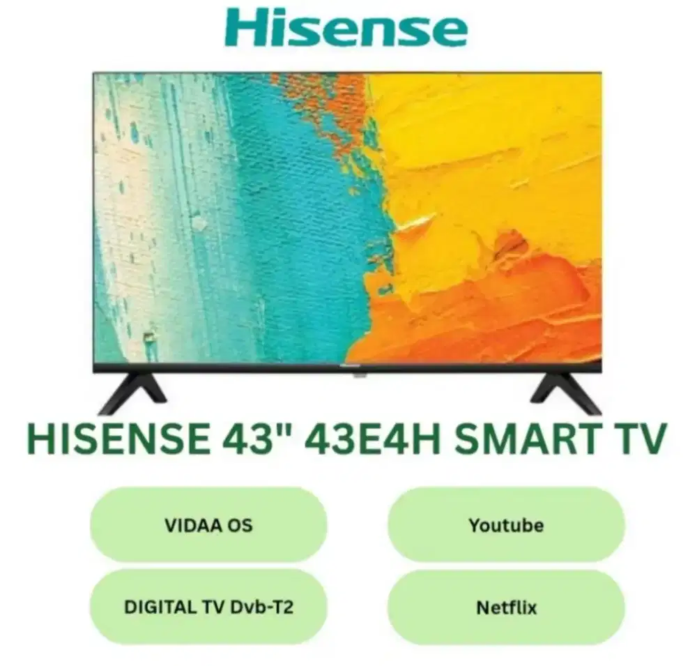 SMART TV HISENSE 43E4H