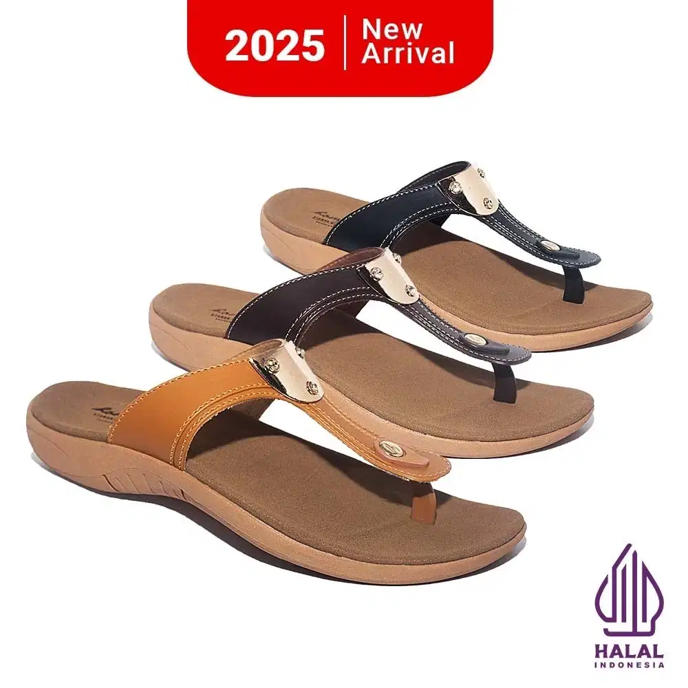 Homyped Lady-N31 Sandal Wanita Flat Jepit Kasual Original Bisa Grosir