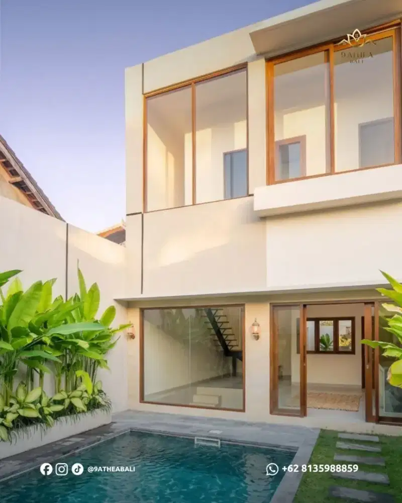 DIJUAL CEPAT Rumah Modern ala Villa di Tengah Kota Denpasar