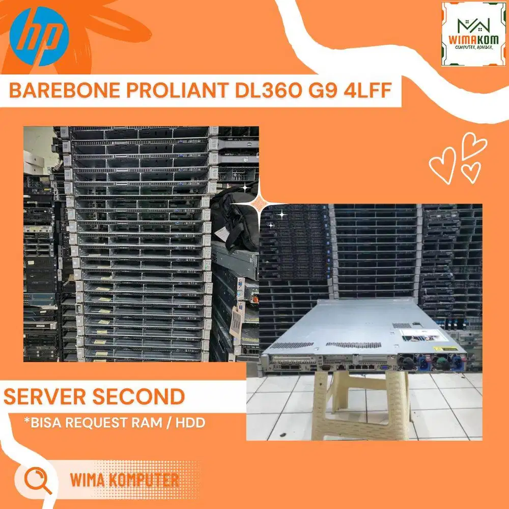 BAREBONE SERVER HP DL360 G9 4 LFF