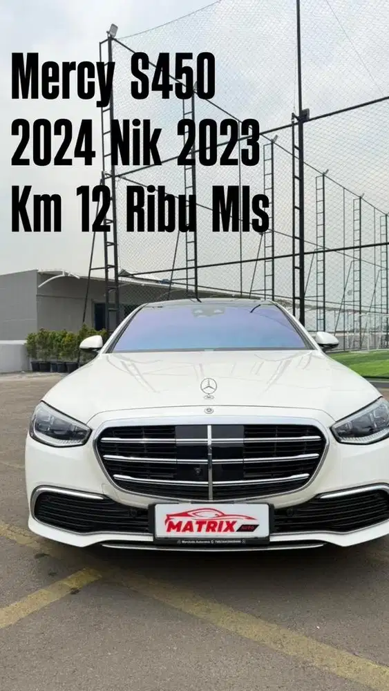Mercy S450 White on orange 2024 Nik23 Siap pakai