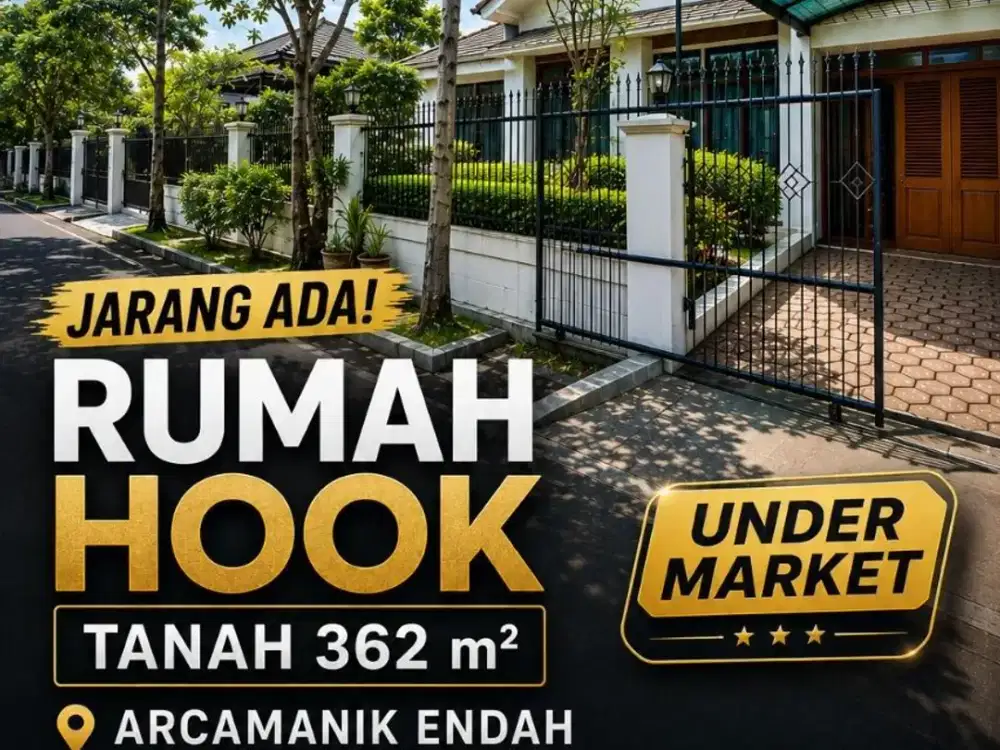 Termurah Jarang Ada Rumah Hook Strategis Dekat Griya Arcamanik Bandung
