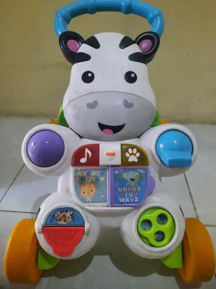 Fisher Price  Infant Zebra Walker - Mainan Belajar Jalan Anak Bayi