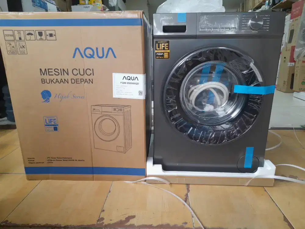 MESIN CUCI FRONT LOADING AQUA FQW-850900QD