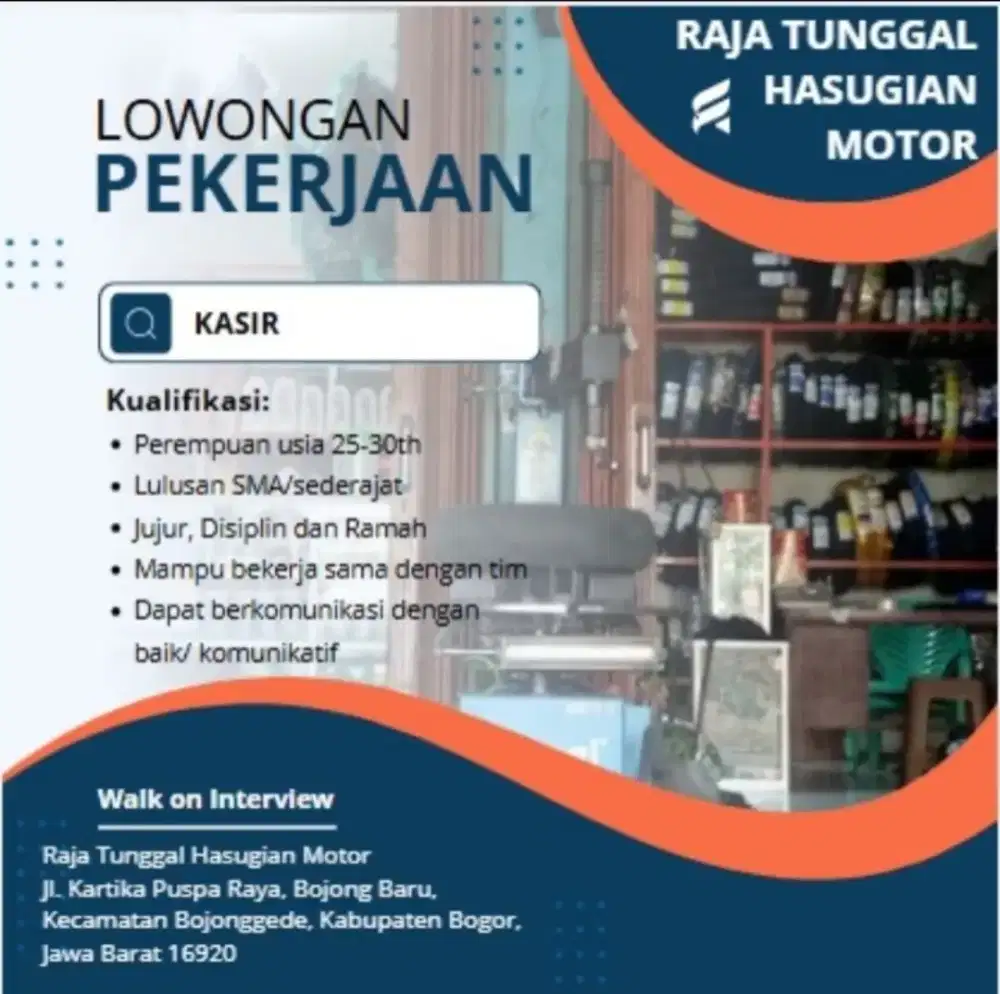 Dibutuhkan segera