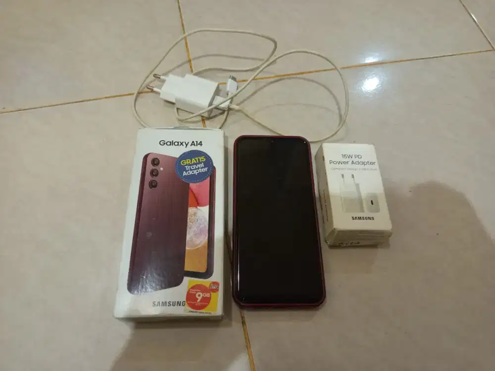 samsung a14 4+4 /128 NFC 4G nominus lengkap
