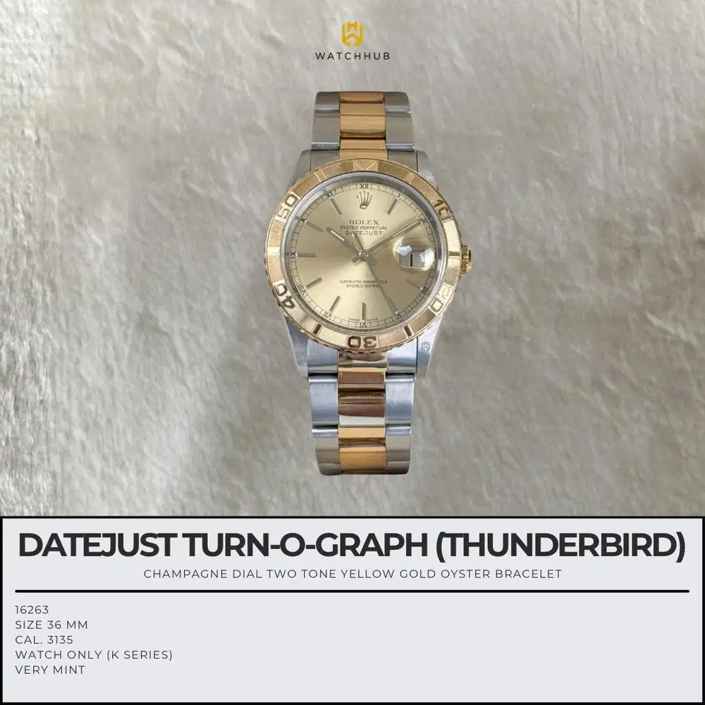 Rolex Datejust Turn-O-Graph Thunderbird 16263