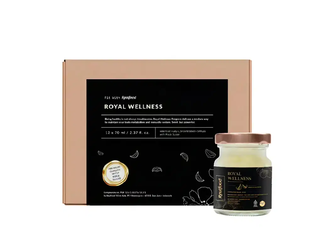Royal Wellness Minuman Sarang Burung Walet (Dengan Gula) isi 12 btl