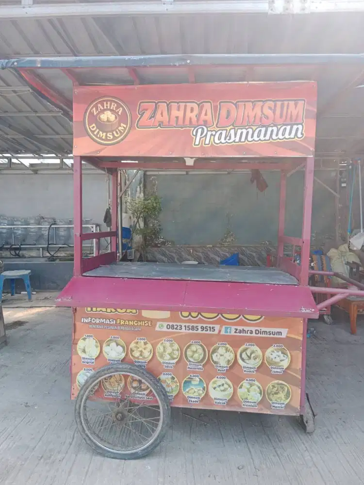 Gerobak  Besi/Kayu Dorong Bekas Tahan Lama & Kokoh