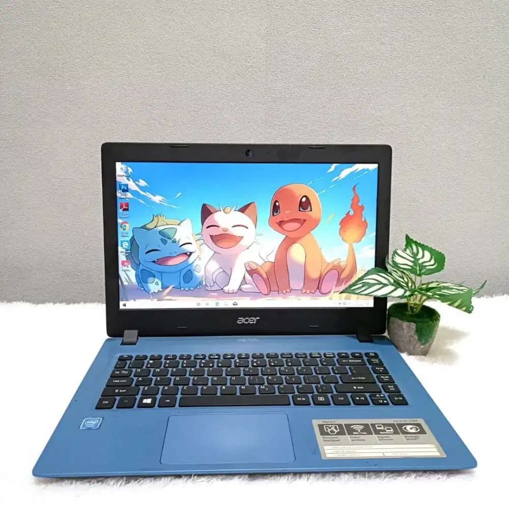 ACER ASPIRE 3 A314 INTEL N3350 RAM 4GB HDD 500GB LAYAR 14.0 INCH BLUE