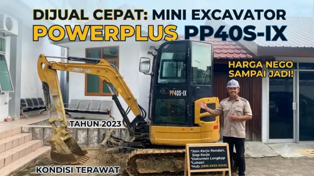 Excavator  mini Power Plus PP 405 -IX