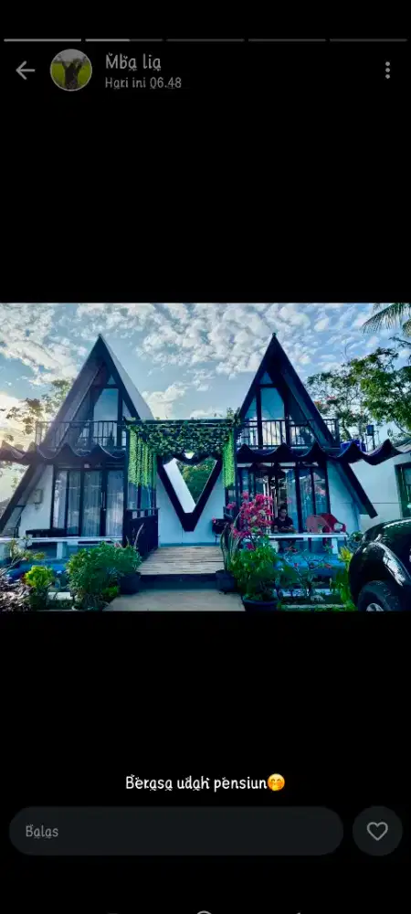 Dijual Villa/ Resort Komersil dengan View Gunung Ceremai dan Sawah