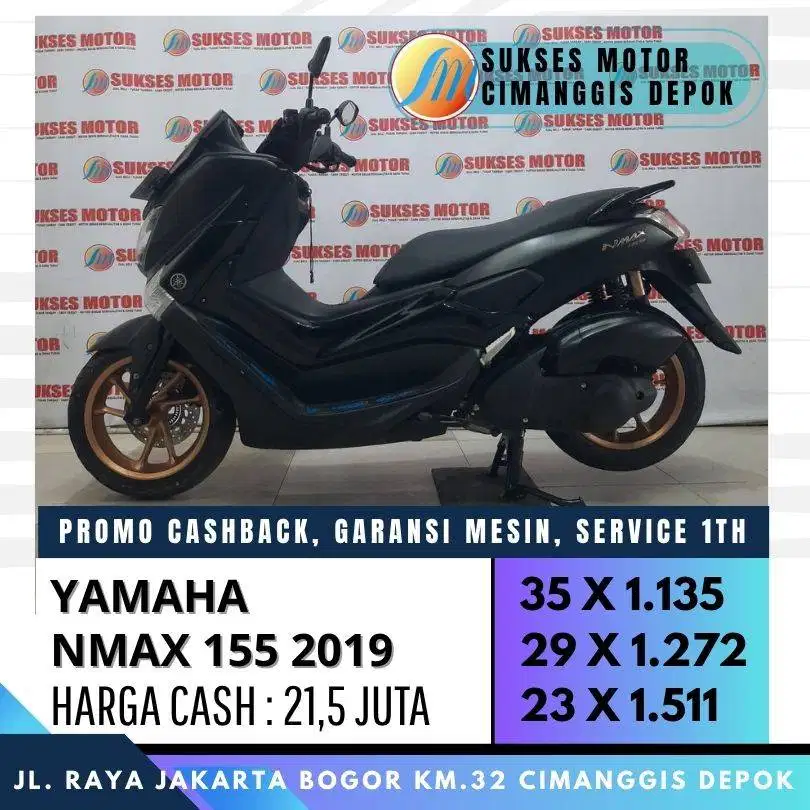 YAMAHA NMAX OLD 2019 CASH KREDIT PROMO POTONGAN DP UP TO 300RB