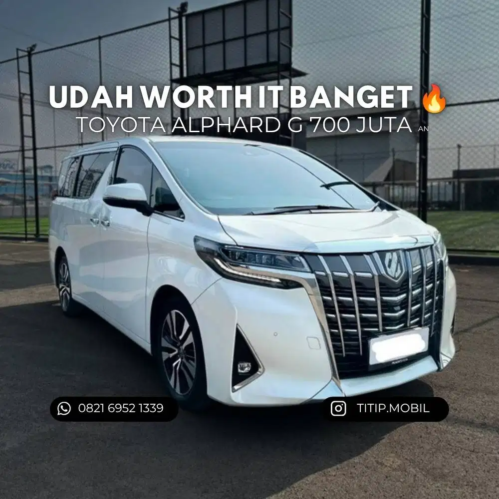 [TERMURAH] TOYOTA ALPHARD G 2022